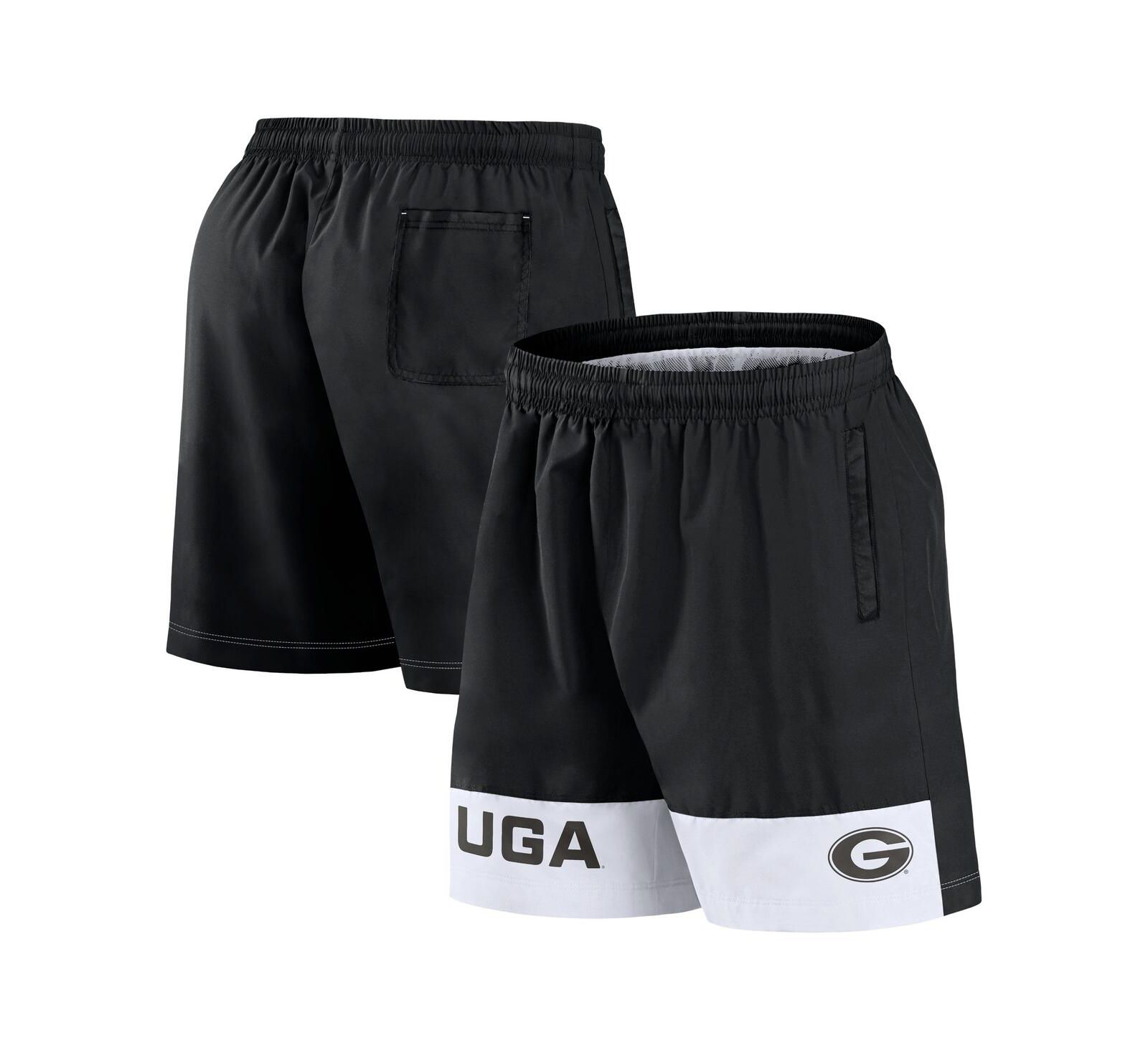 Fanatics Men's Black Georgia Bulldogs Elements Intensity Woven Shorts