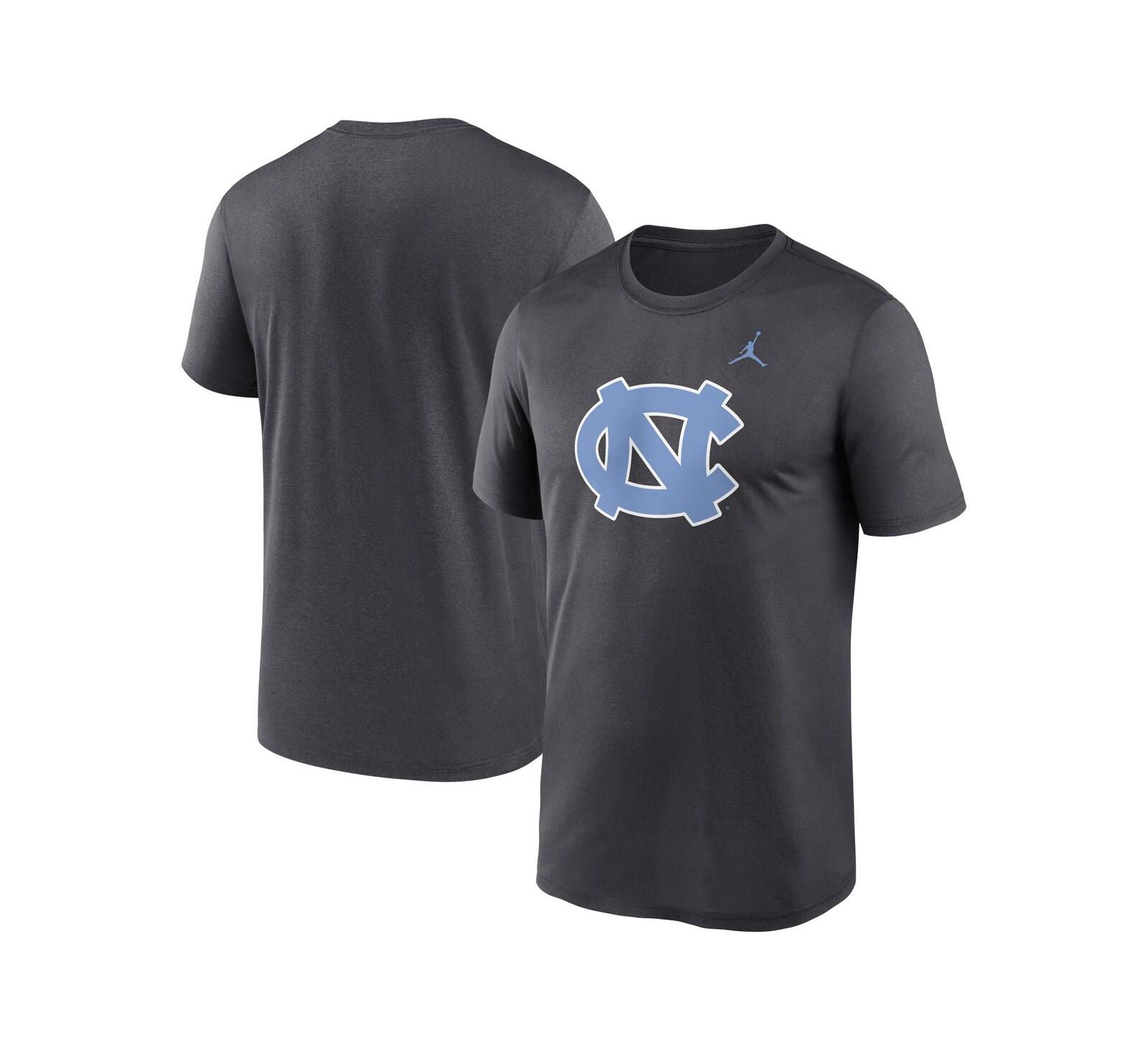 Мужская футболка Jordan с логотипом North Carolina Tar Heels Primetime Legend, антрацитового цвета