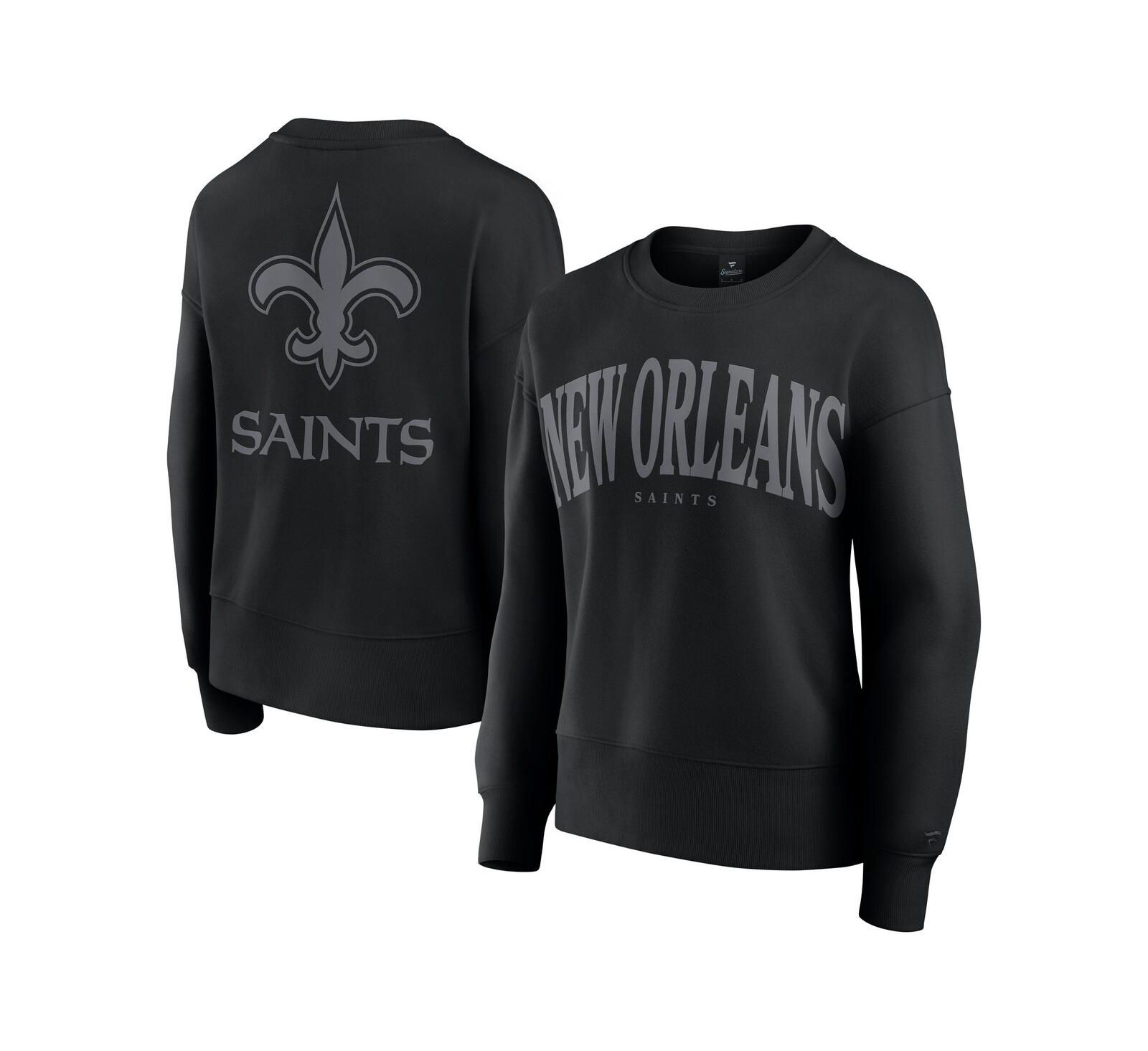 Fanatics Женский черный свитшот pullover New Orleans Saints Elements