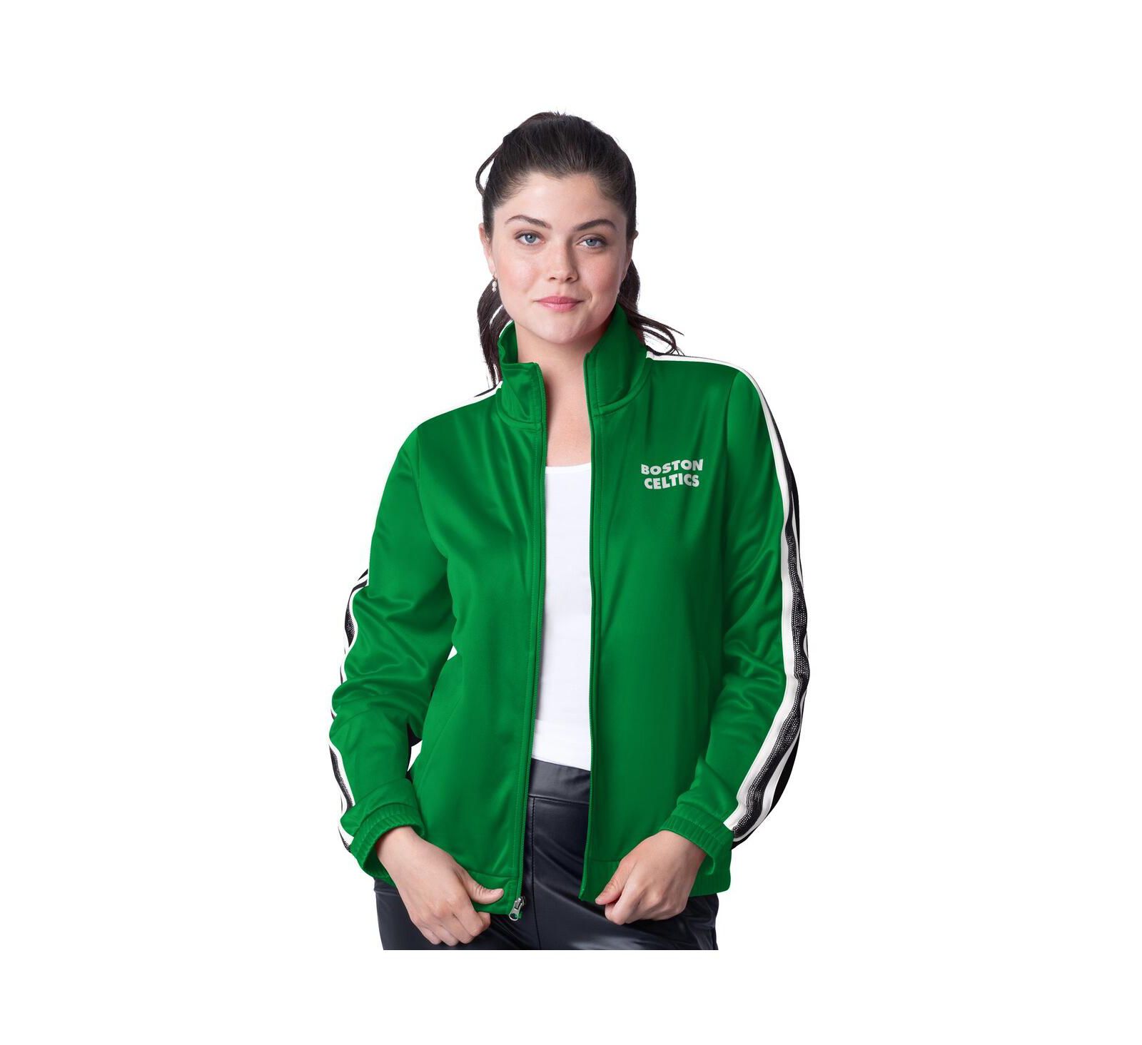 Женская спортивная куртка G-III 4her By Carl Banks Boston Celtics Rebel Sequin
