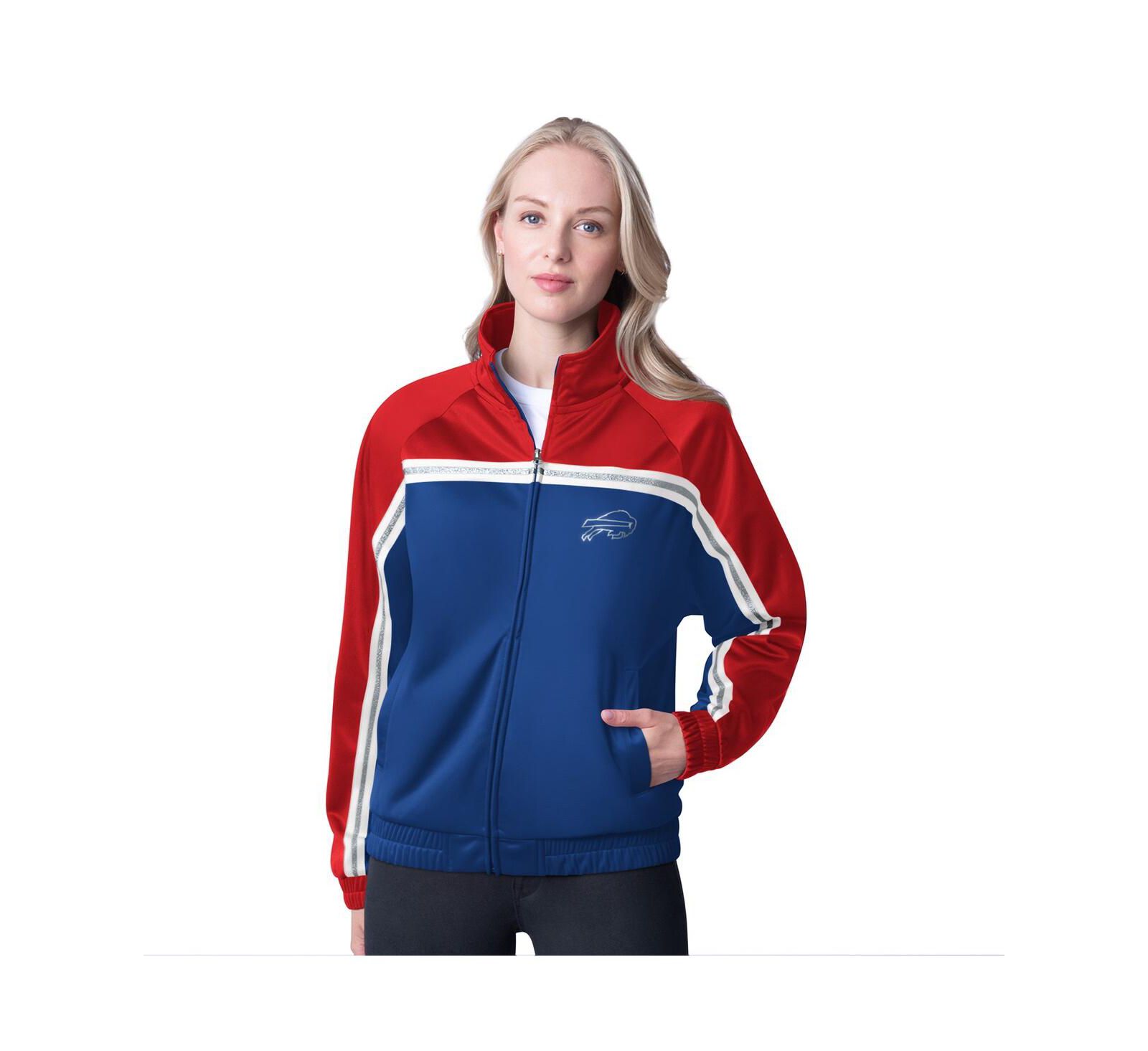 G-III 4Her by Carl Banks Women's Royal Buffalo Bills Post Game Full-Zip Track Jacket