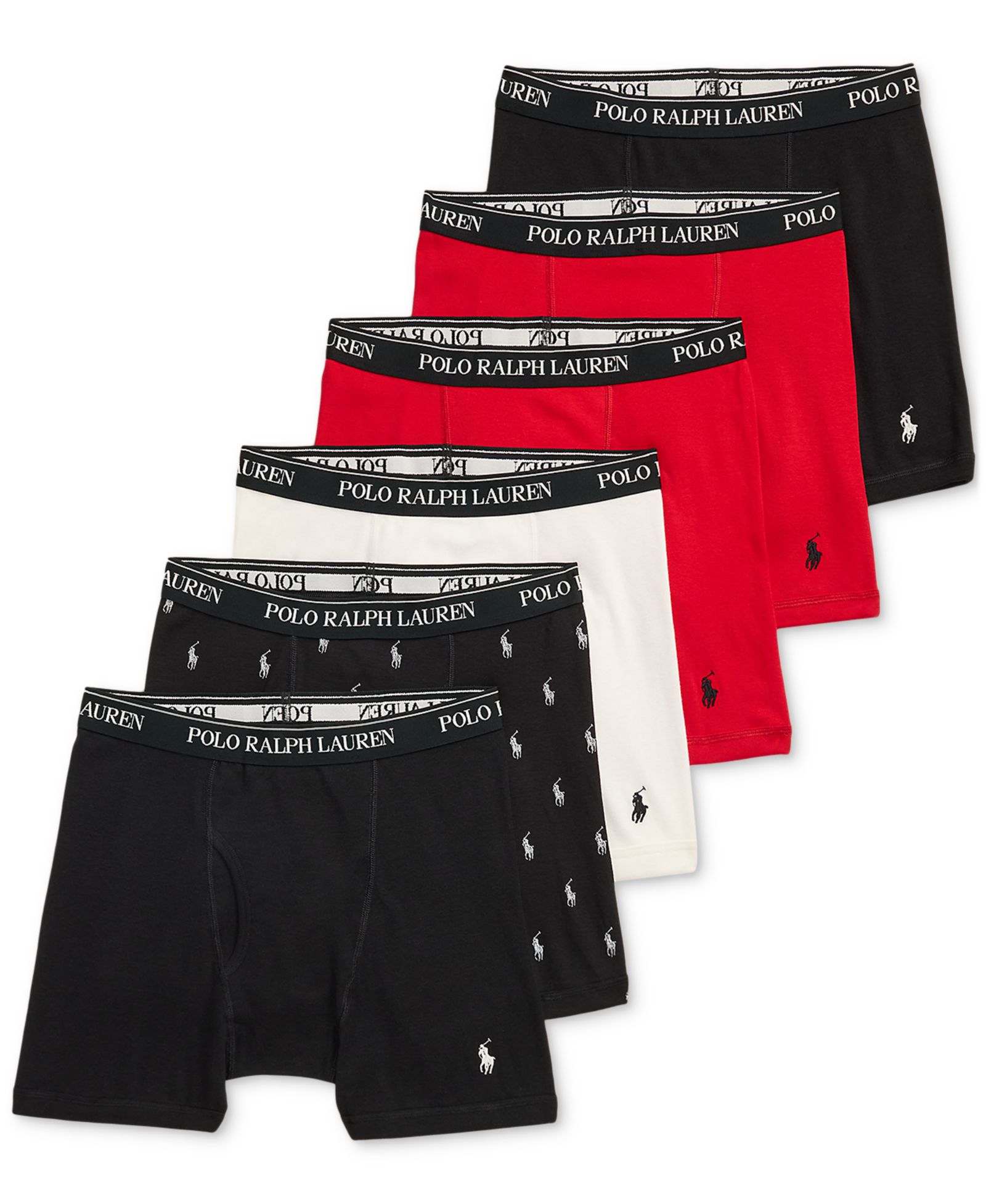 Polo Ralph Lauren Мужские боксеры-брифы Classic Fit, набор 5+1