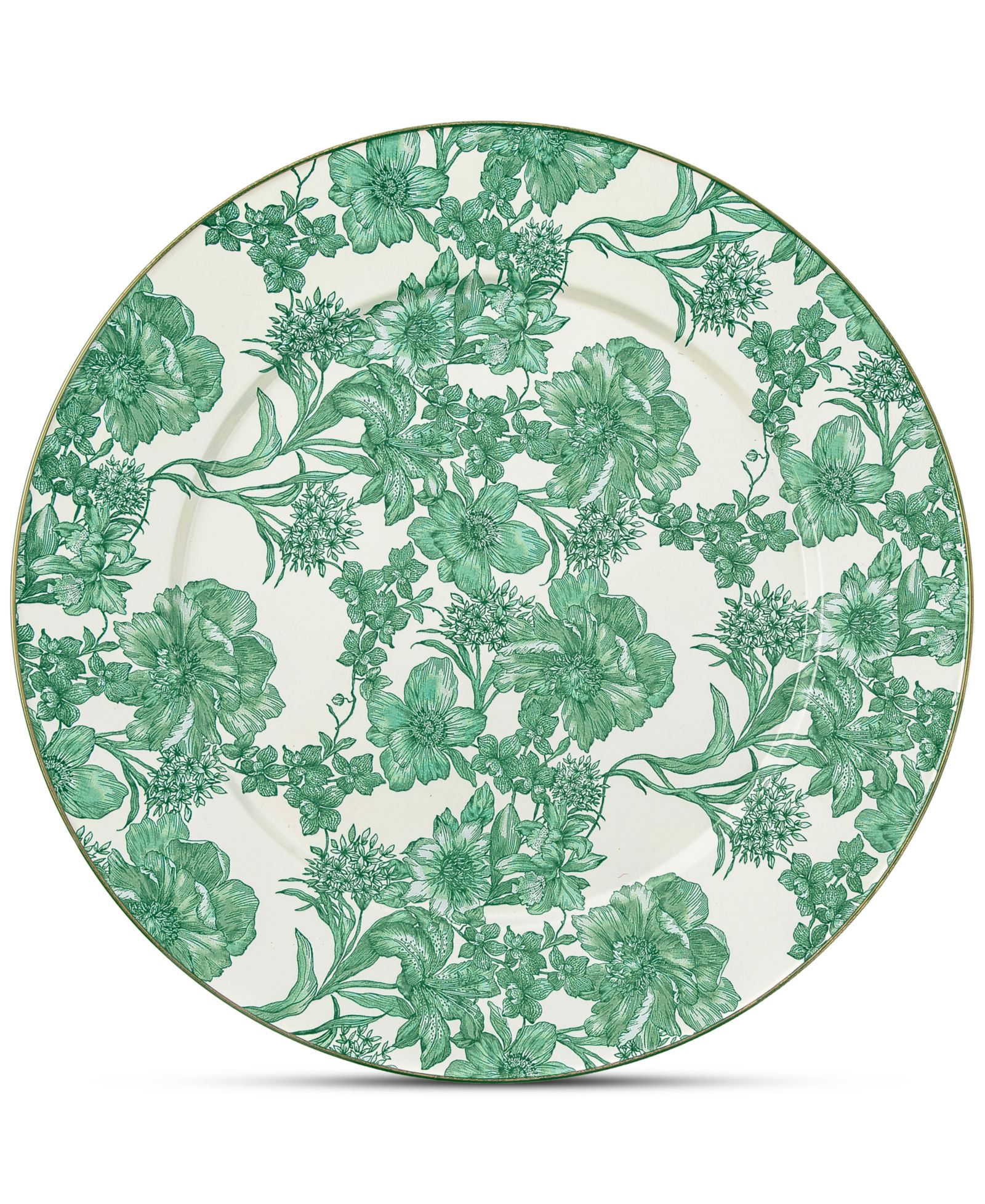 Mackenzie-Childs Emerald English Garden Serving Platter