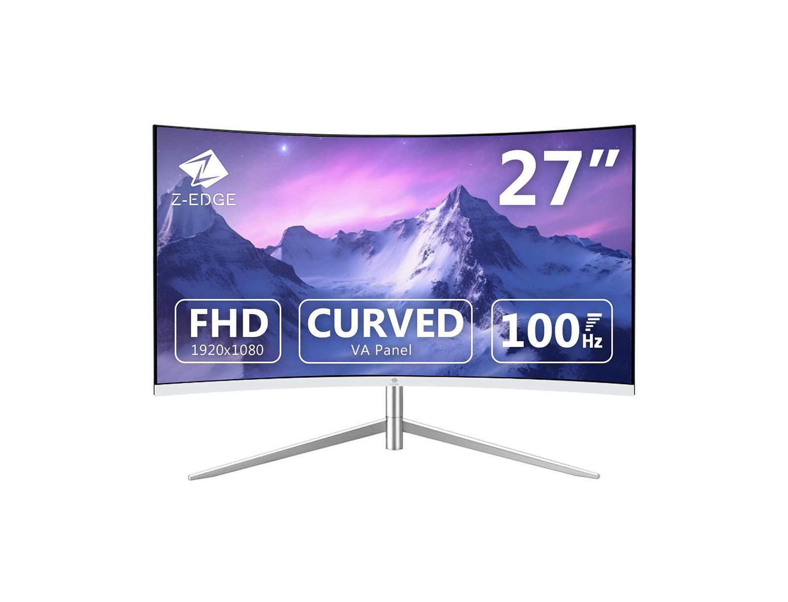 Z-edge 27" Curved VA 1080p 100Hz Gaming Computer Monitor
