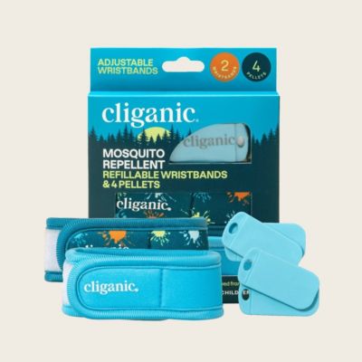 Mosquito Repellent Refillable Wristbands - 2PK & 4 Refills
