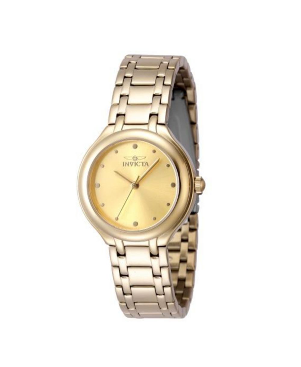 Invicta женские кварцевые часы Wildflower 3 Hand Gold Dial, модель 48227