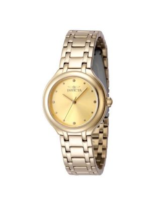 Invicta женские кварцевые часы Wildflower 3 Hand Gold Dial, модель 48227