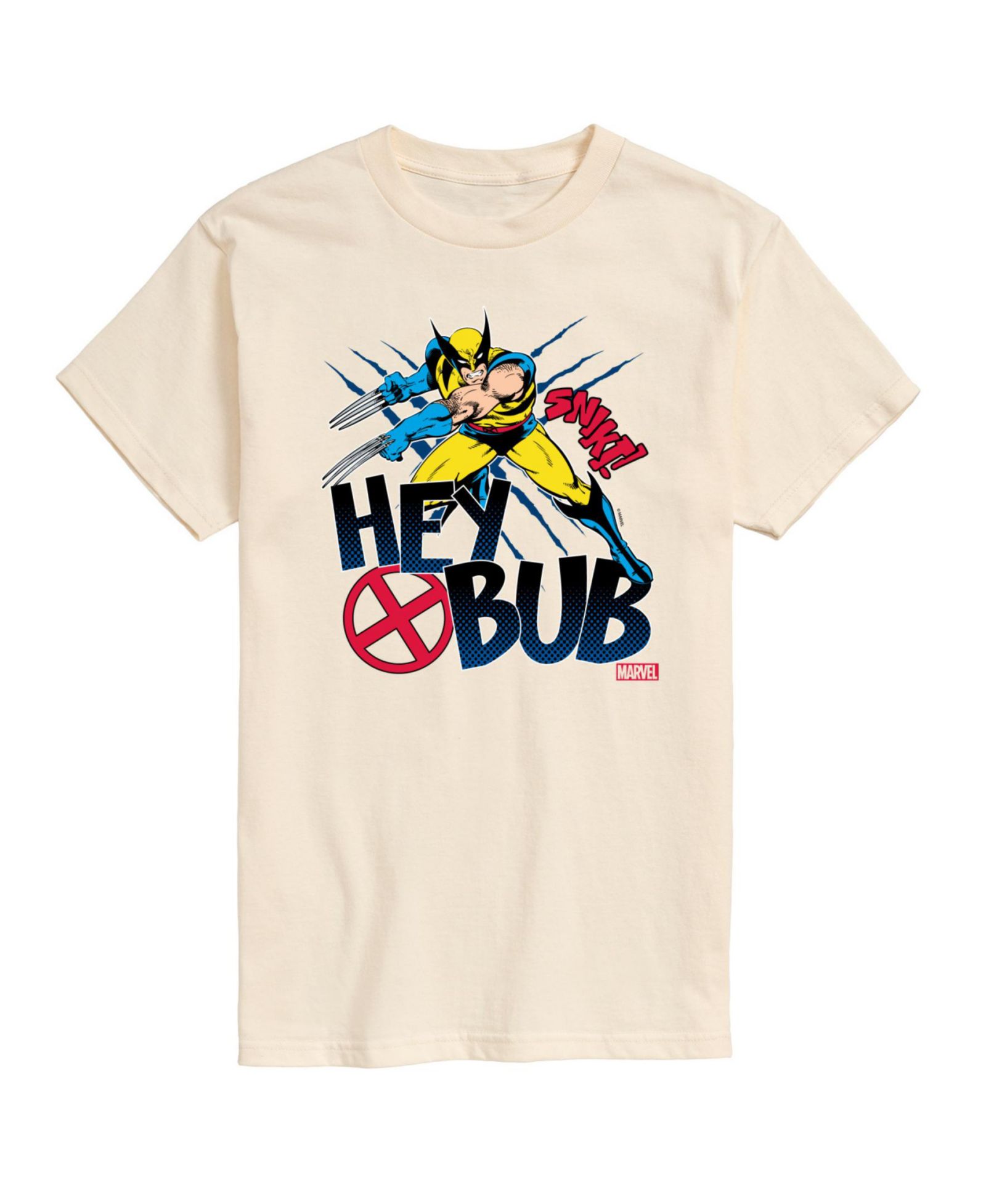 AIRWAVES Men's Deadpool Wolverine Hey Bub Short Sleeve T-Shirt
