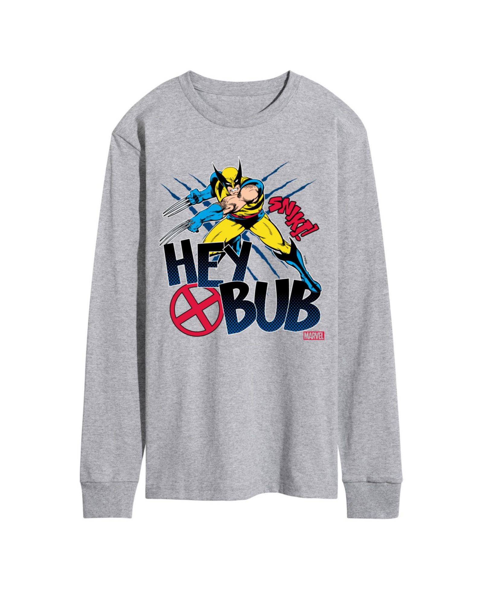 AIRWAVES Men's Deadpool Wolverine Hey Bub Long Sleeve T-Shirt