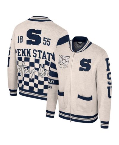 Женский джемпер Colosseum Penn State Nittany Lions Jacquard Full-Zip