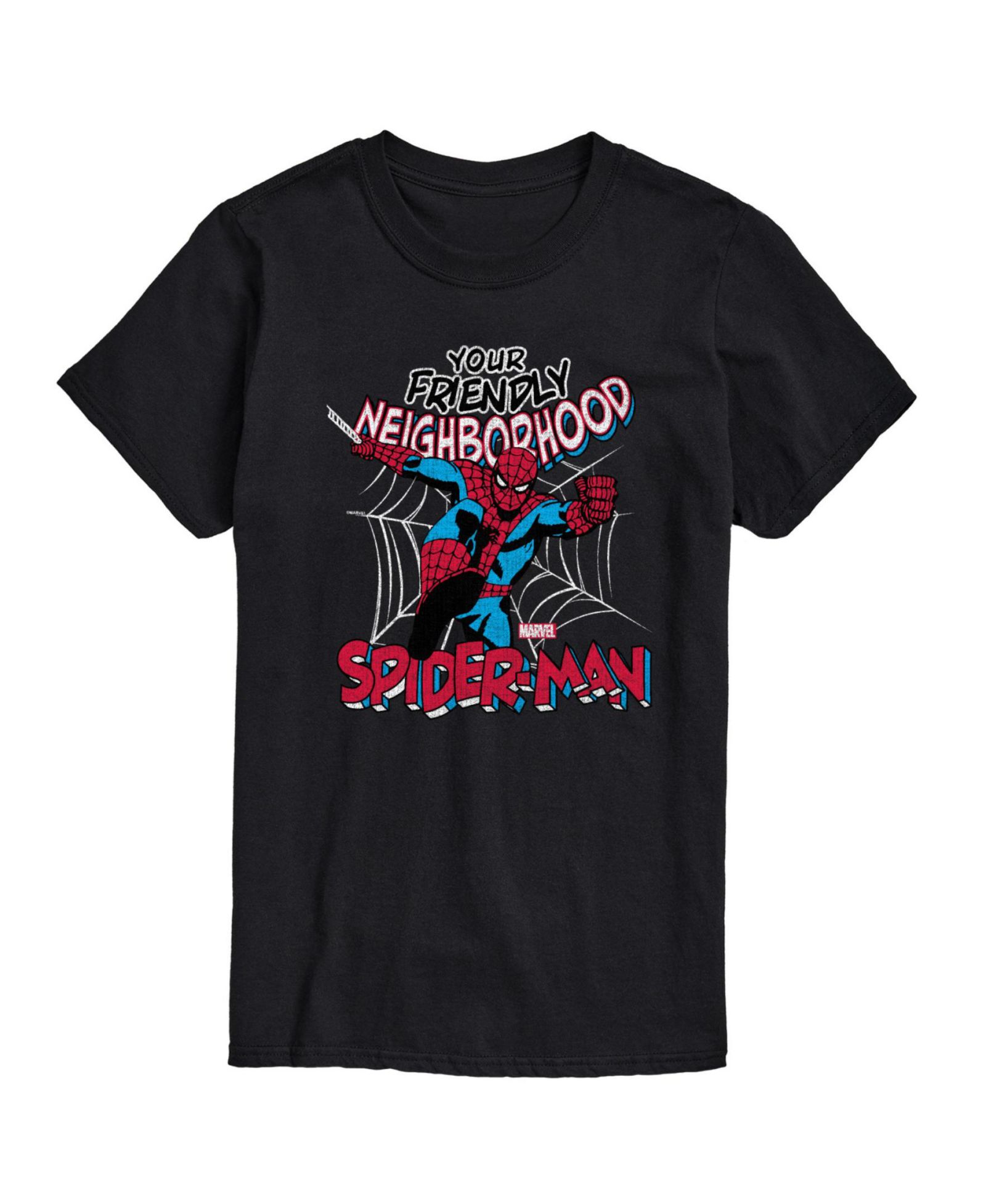 AIRWAVES Men's Spider-Man Short Sleeve T-Shirt