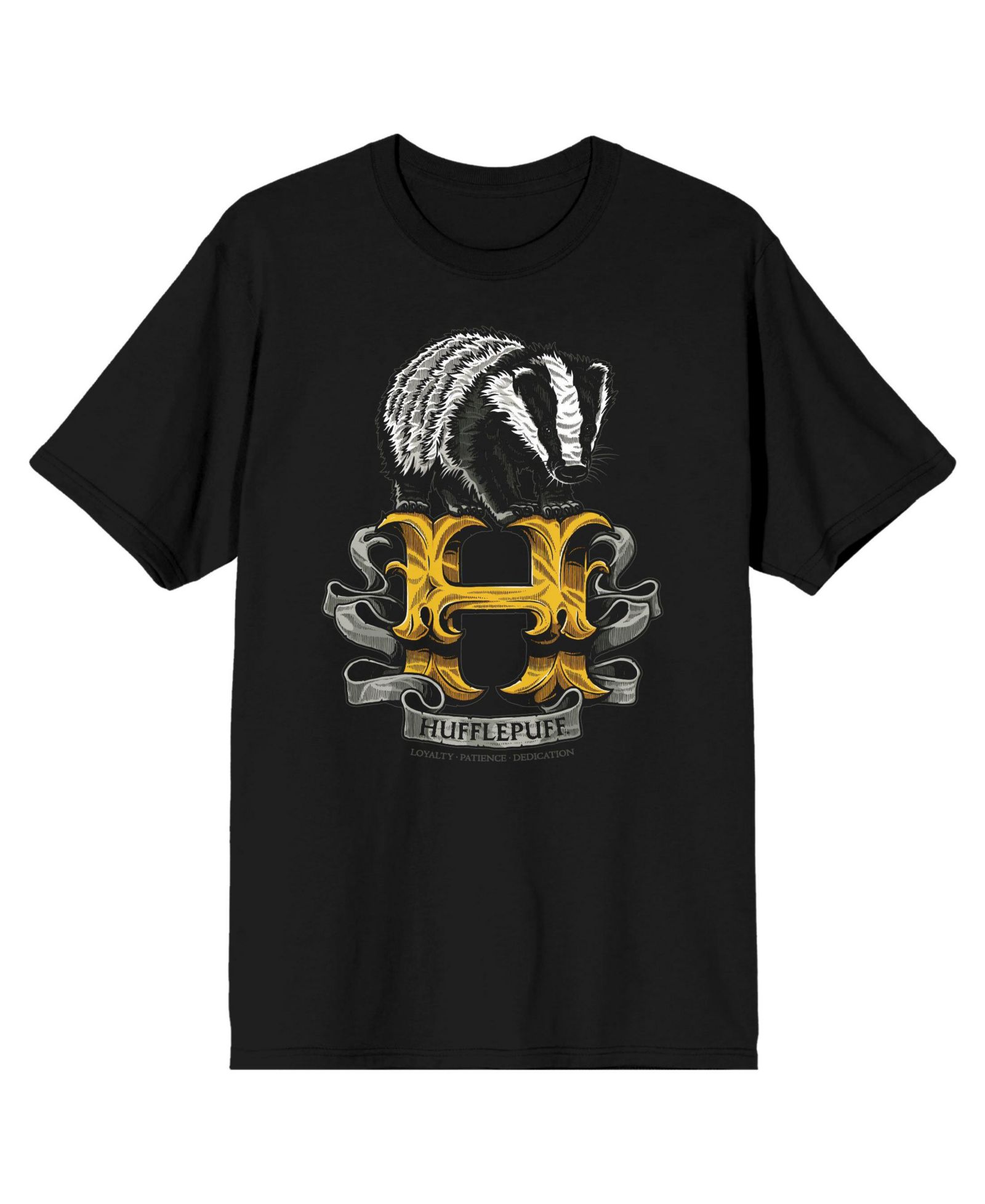 Футболка Harry Potter Big & Tall Hufflepuff Badger Black 4XL