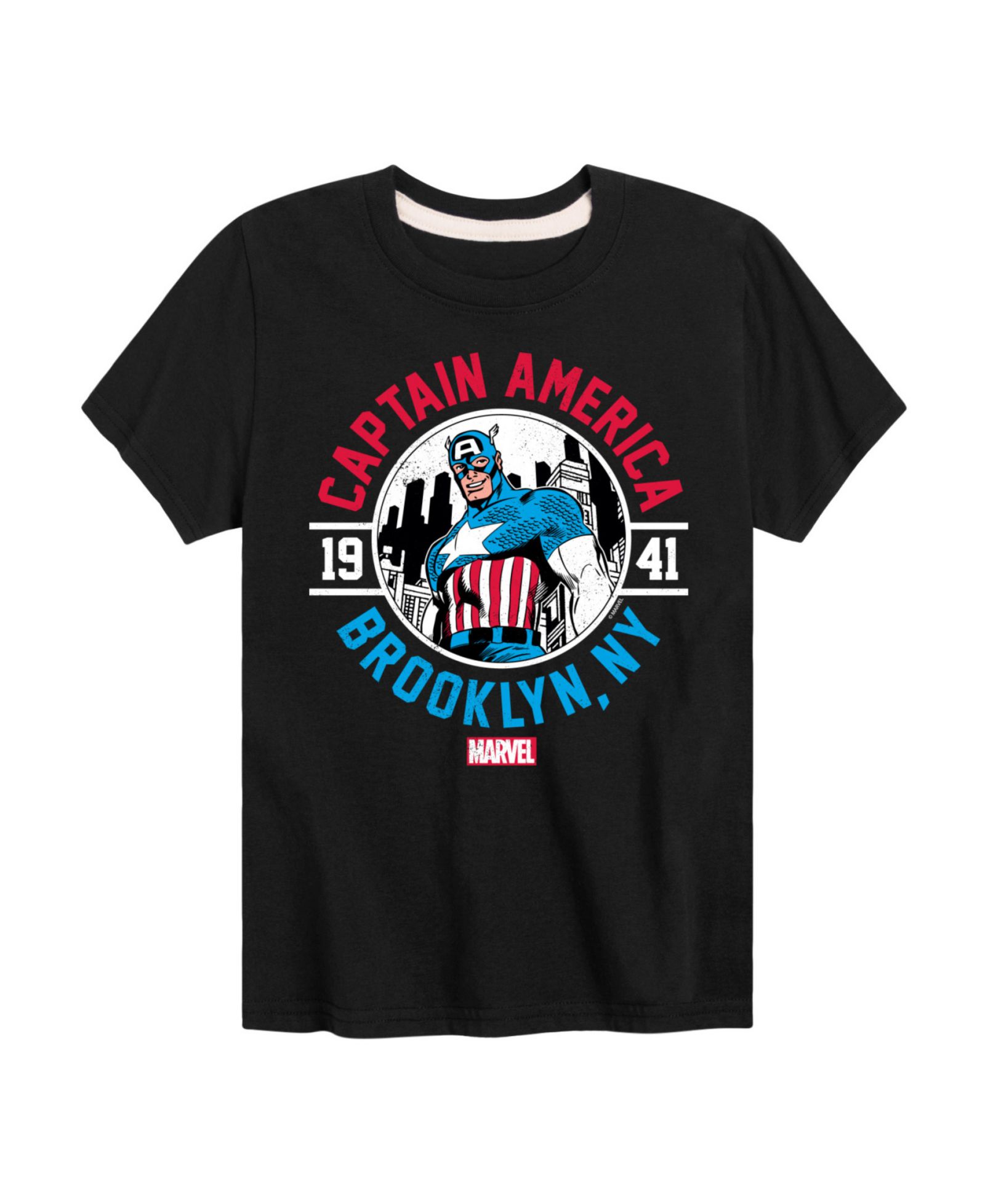Детская футболка Captain America Boys Brooklyn NY Graphic