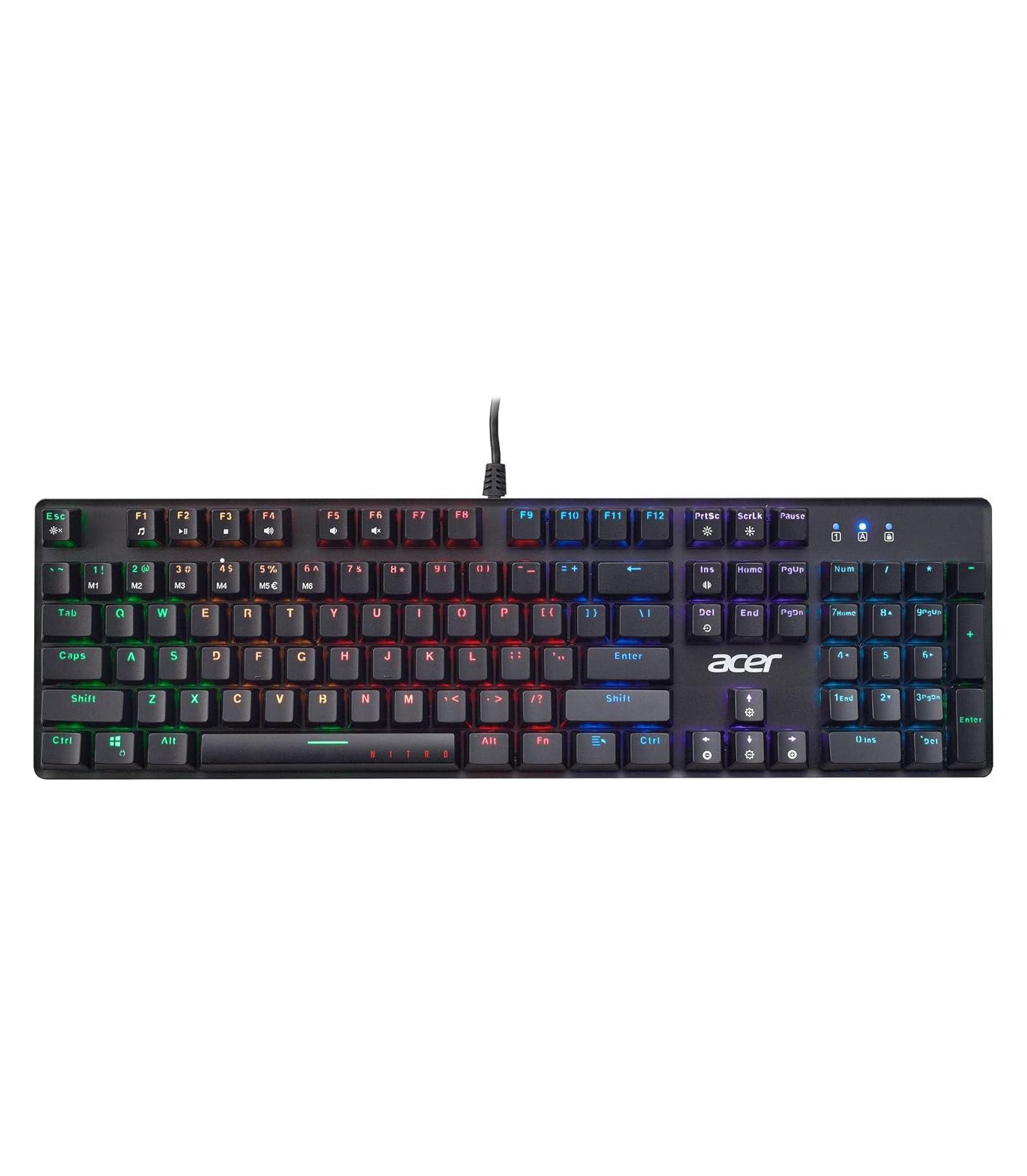 Acer Nitro Gen 2 Wired Anti-Ghosting (N-Key Rollover) Gaming Keyboard for PC