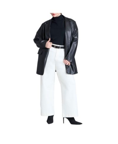 ELOQUII Women's Plus Size Trouser Jean