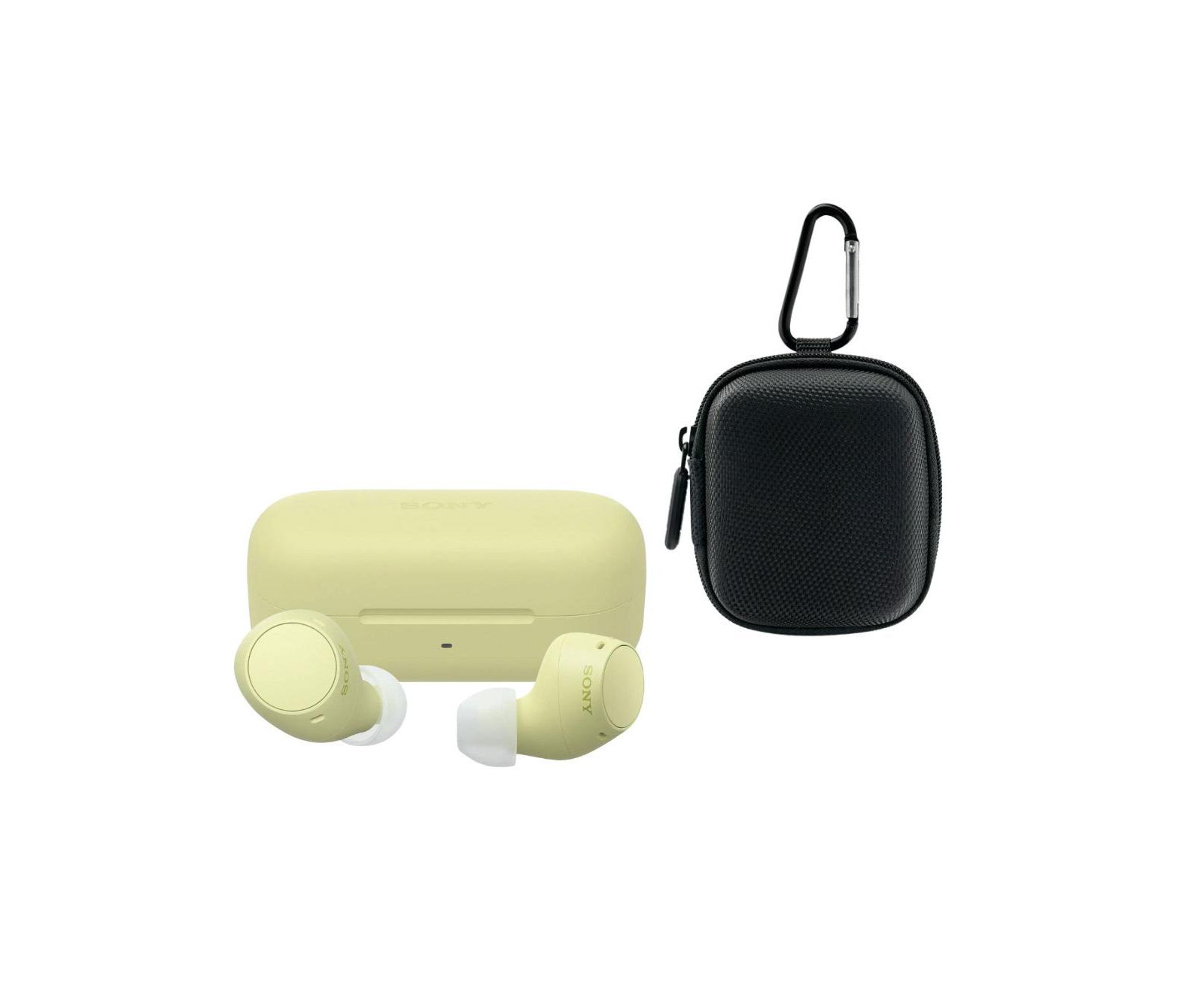 Sony WFC510 Truly Wireless Earbuds with with  Earphone Case bundle