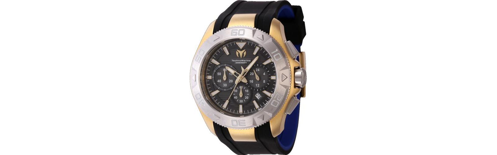 Часы Technomarine Men's TM-622005 UF6 Quartz Chronograph с черным циферблатом