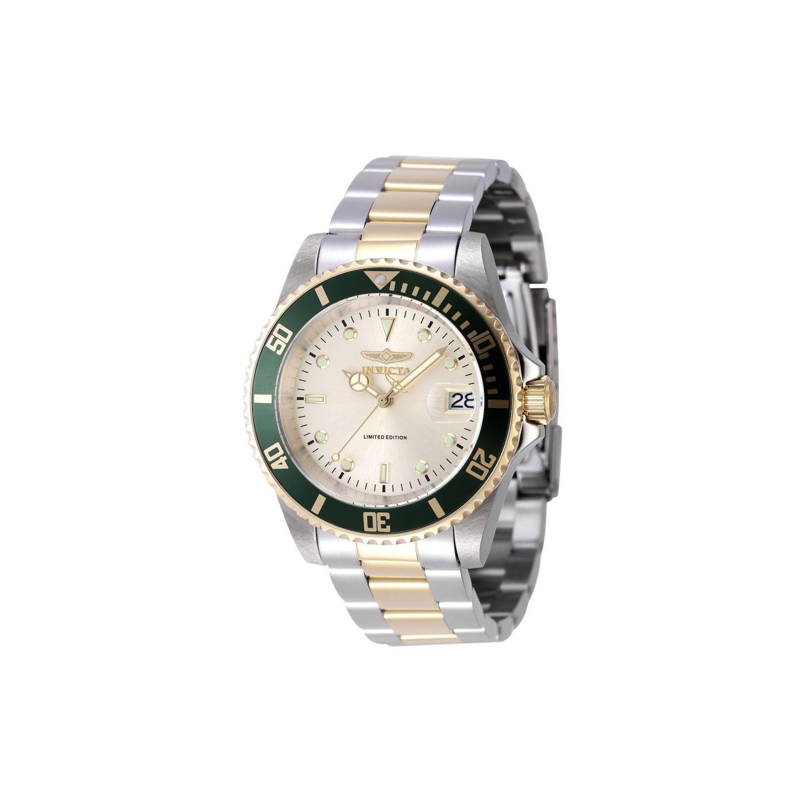 Invicta Men's 47395 Pro Diver Automatic 3 Hand Champagne Dial Watch