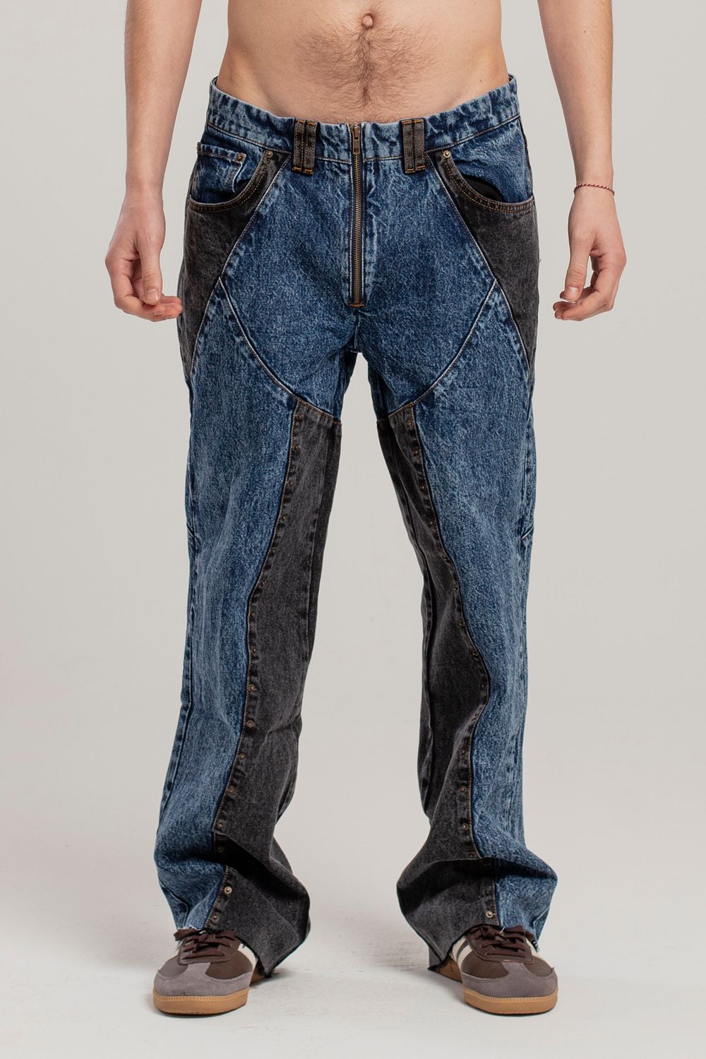 PCFG Men's Free Heaven Two Color Jeans
