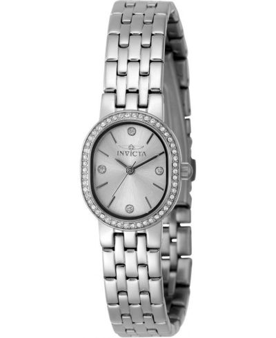 Женские часы Invicta 48134 Angel Quartz 3 Hand Silver Dial