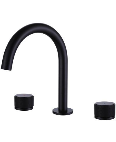 Смеситель для ванной комнаты Greenspring 8 in. Widespread 2-Handle High-Arc Matte Black