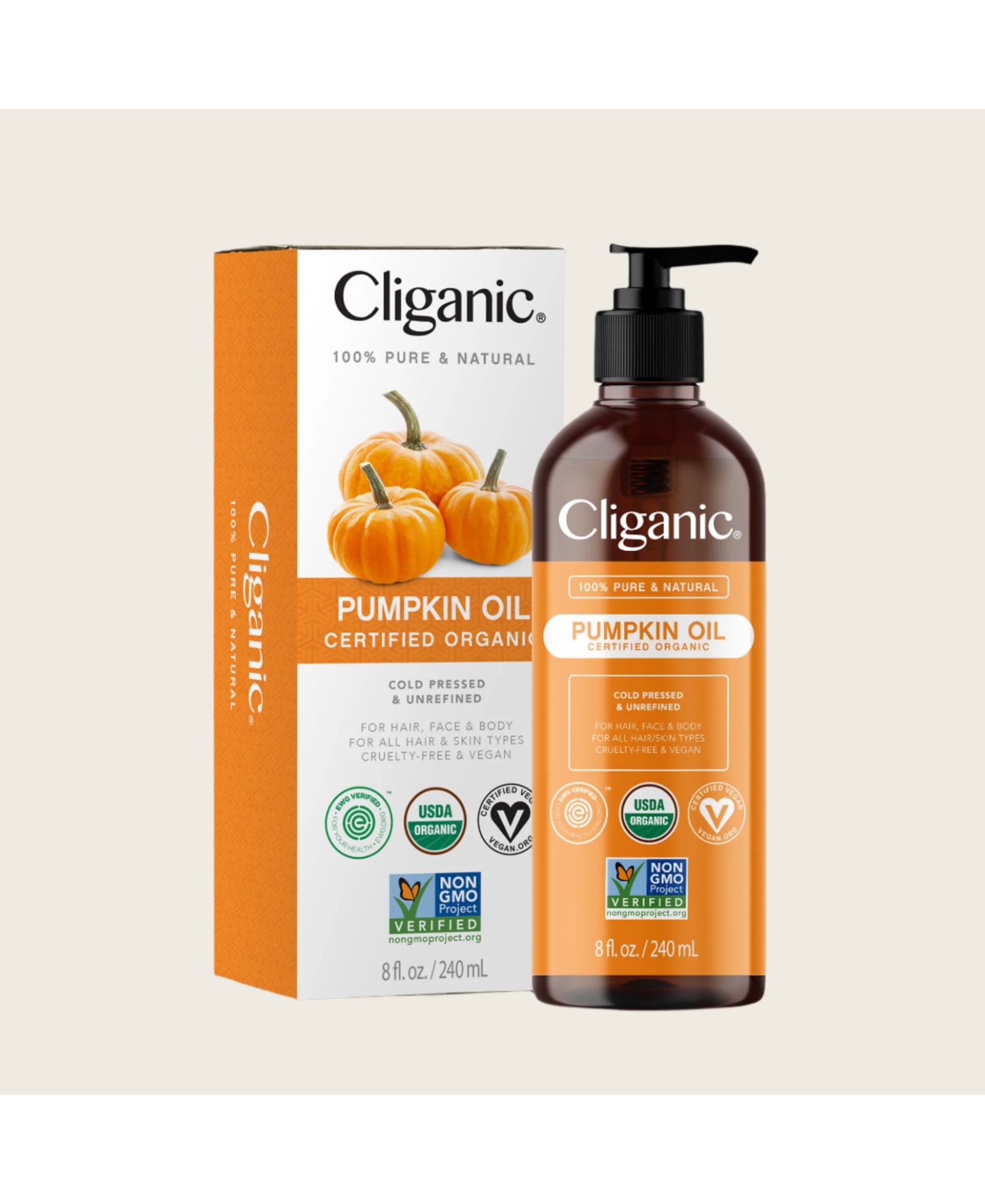 Organic Pumpkin Seed Oil - 8 oz