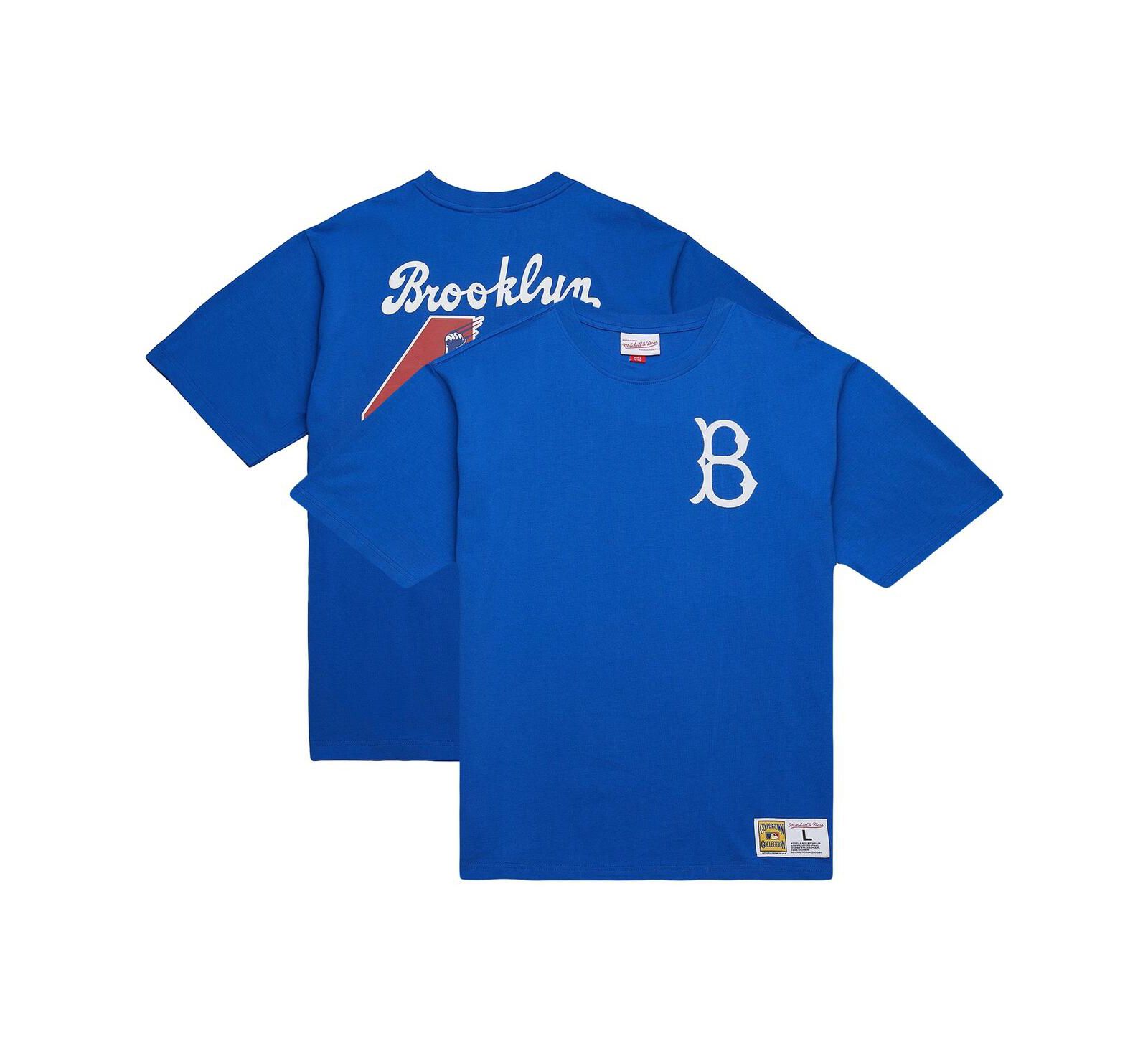 Mitchell & Ness Мужская винтажная футболка Jackie Robinson Brooklyn Dodgers Legends Collection в цвете Royal