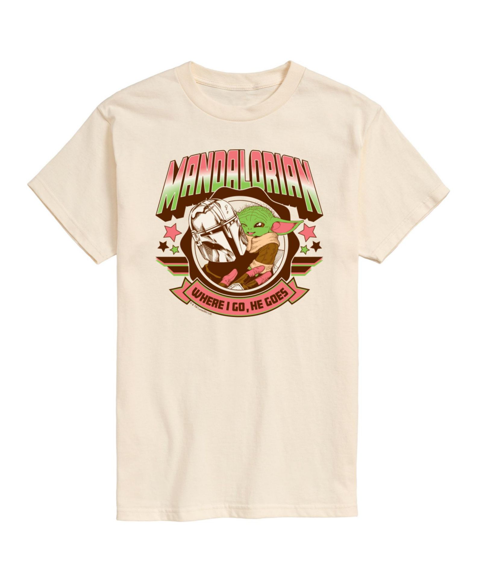 AIRWAVES Men's The Mandalorian Short Sleeve T-Shirt