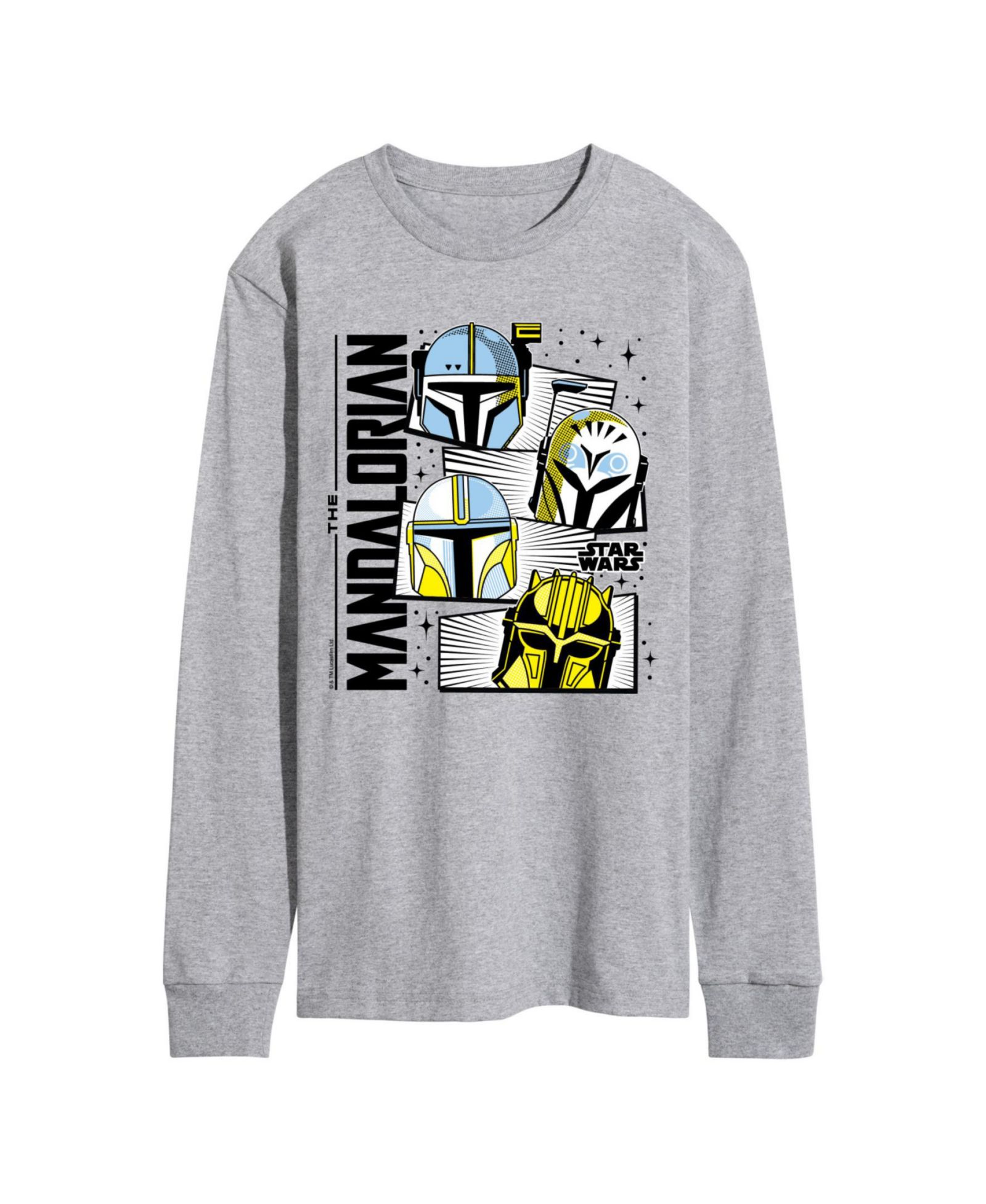 AIRWAVES Men's The Mandalorian Long Sleeve T-Shirt