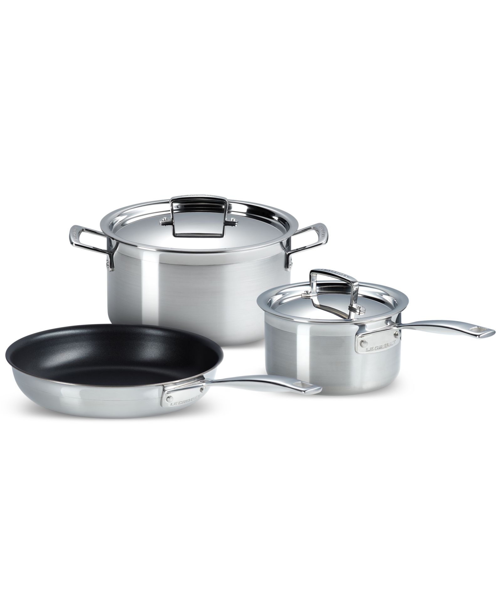 Le Creuset Classic Stainless Steel 5-Pc. Cookware Set