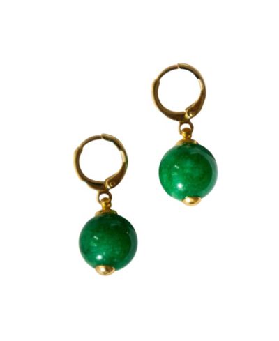 Серьги Nadene Jade с каплевидным подвесом