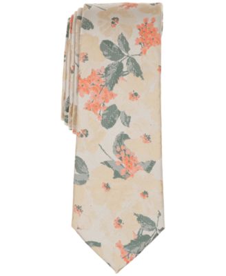 Bar III Men's Bevis Floral Tie, Exclusively at Macy's