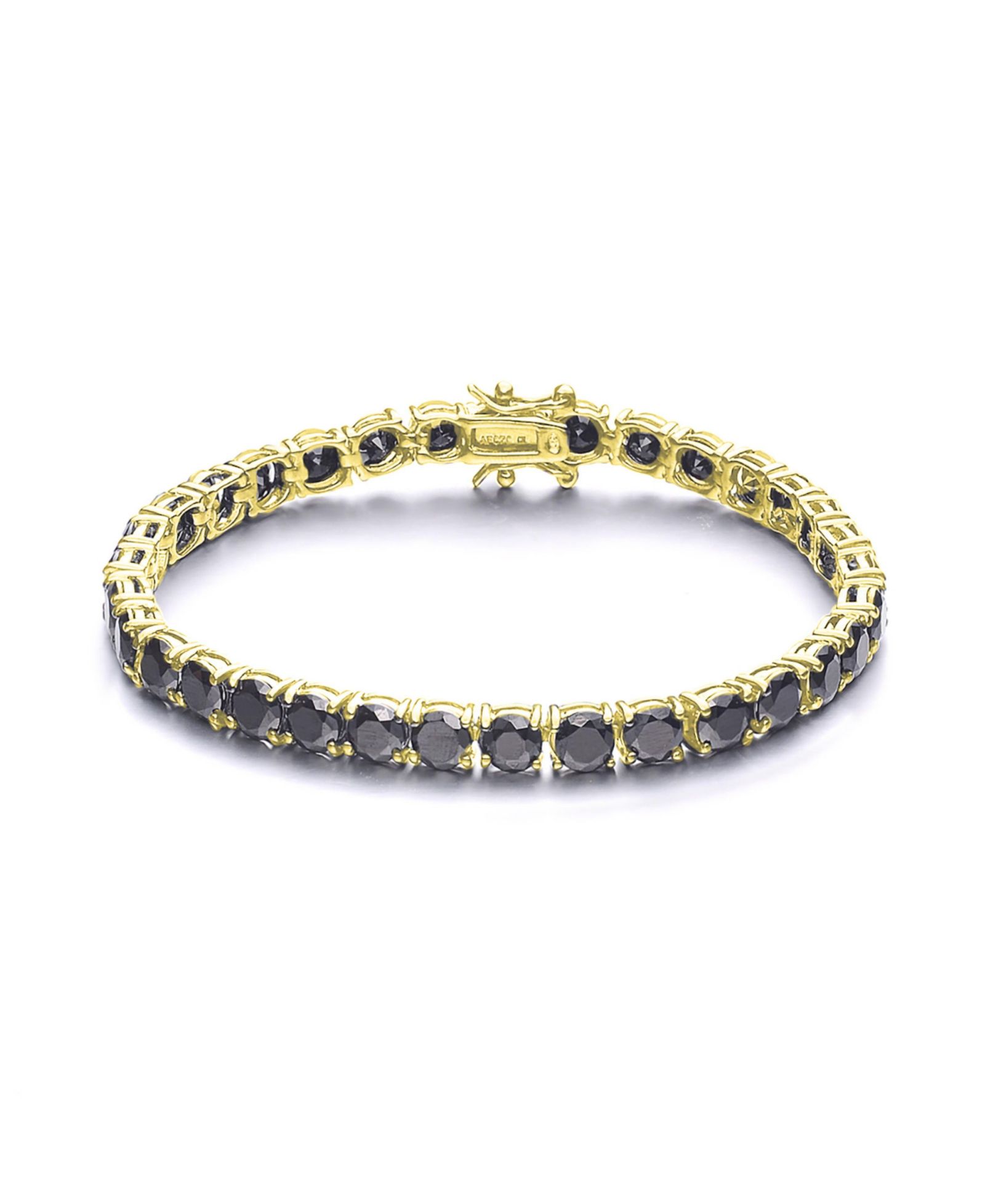 Genevive Classic Sterling Silver Radiant Cubic Zirconia Tennis Bracelet