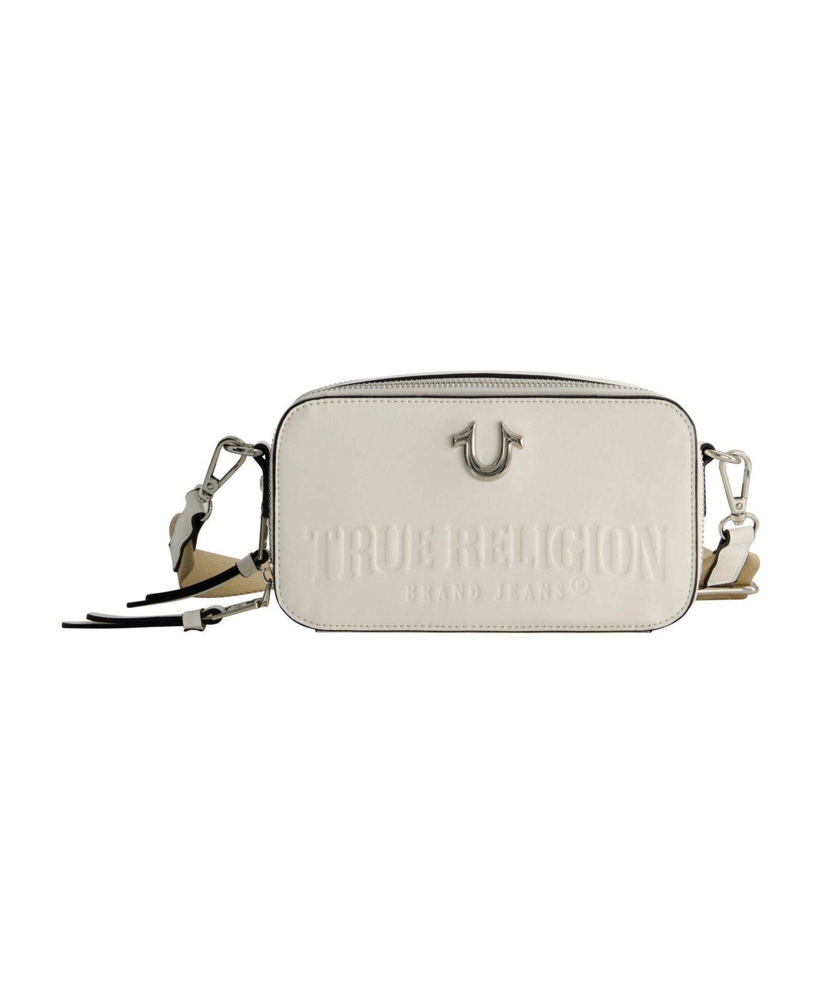 True Religion Double-Zip Horseshoe Camera Bag