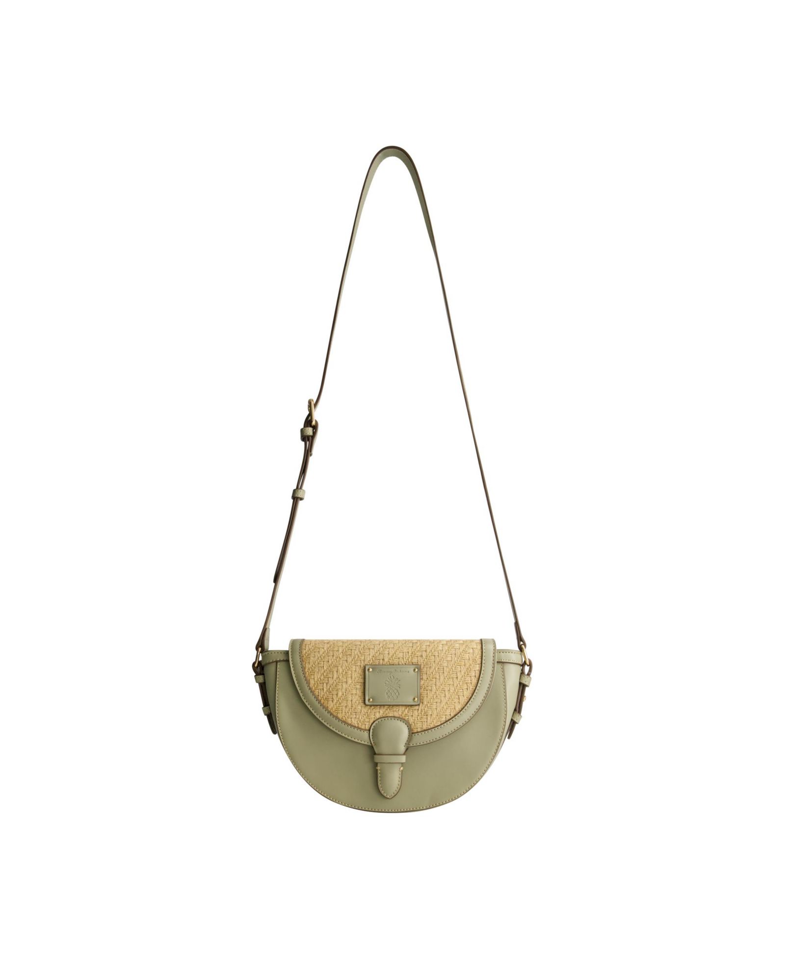 Tommy Bahama Raffia/PU сумка через плечо с клапаном