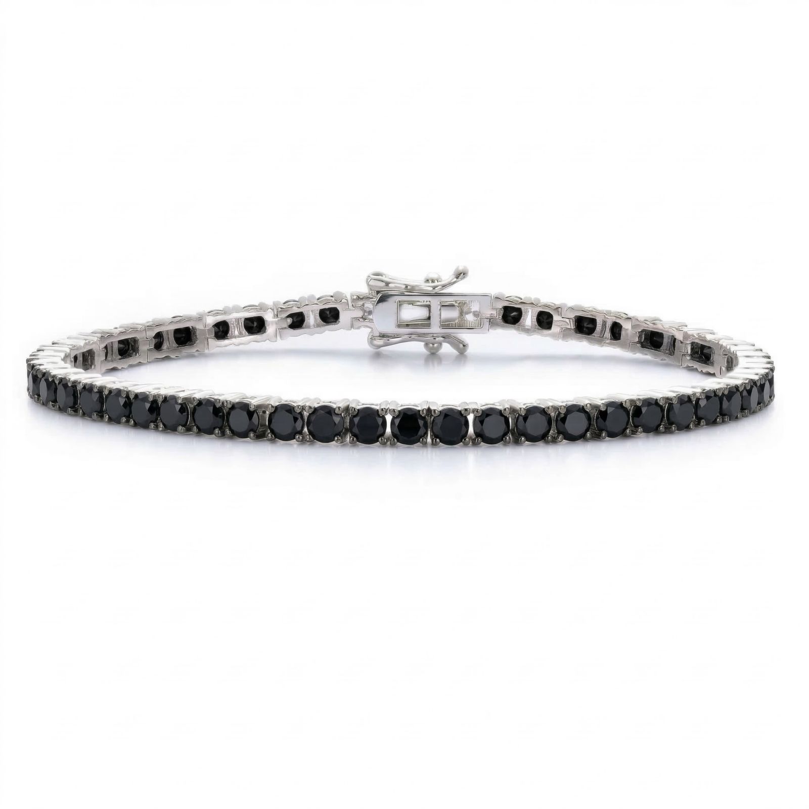 Genevive Браслет Sterling с Colored Cubic Zirconia Tennis