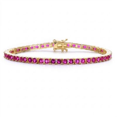 Genevive Cubic Zirconia 3MM Slim Tennis Bracelet