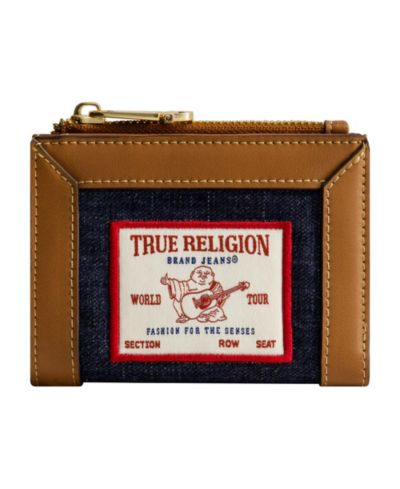 True Religion Кошелек из денима с нашивкой Buddha Small