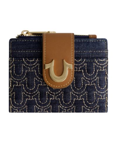 Маленький кошелёк с стёганым узором и подковой, True Religion