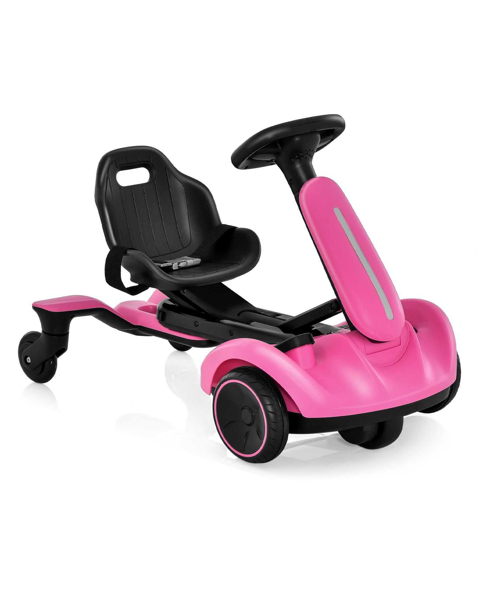 6V Kids Ride on Drift Car with 360° Spin and 2 Adjustable Heights