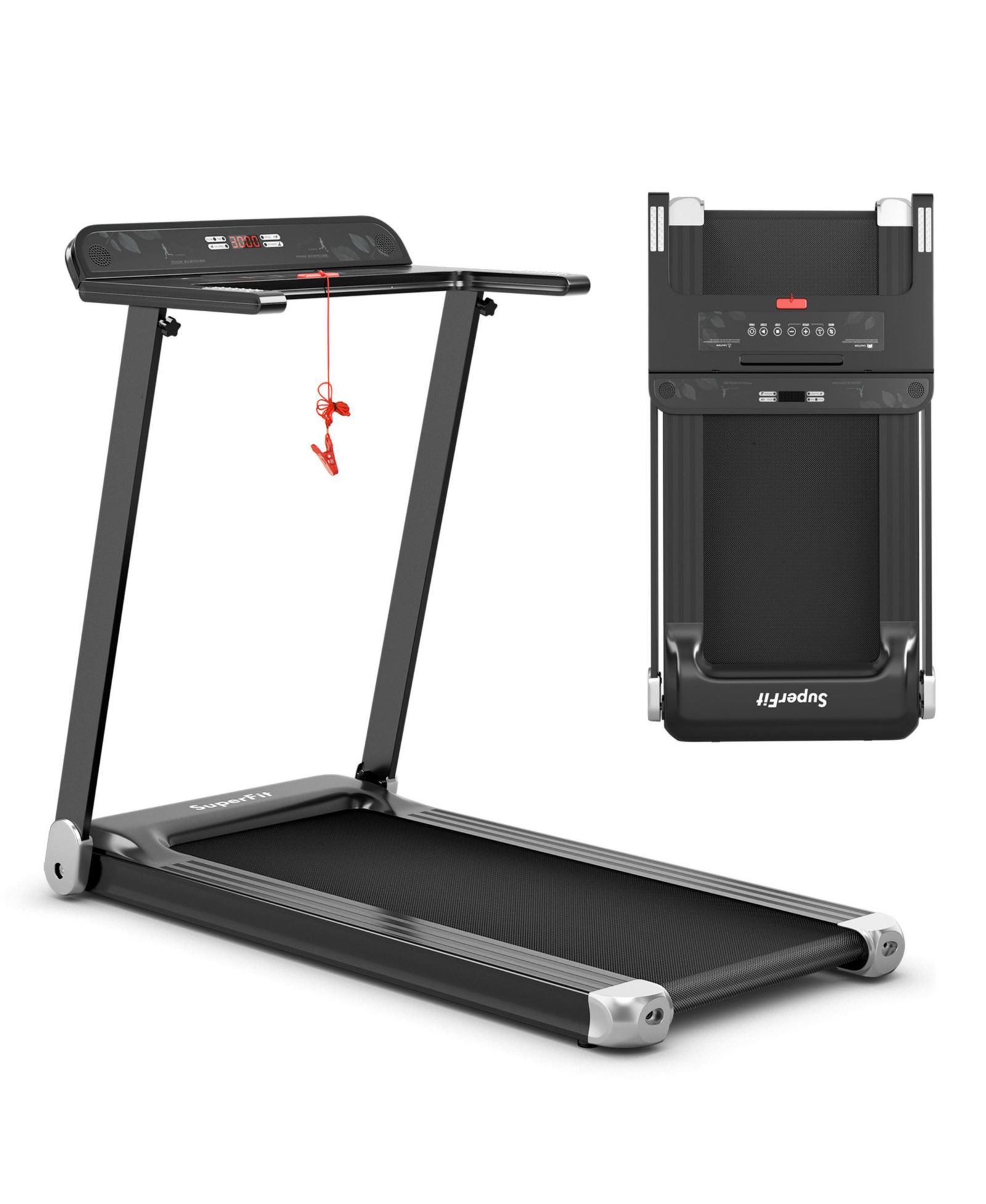 Gymax Electric Folding Treadmill Portable Cardio Running Machine w/ APP Contro