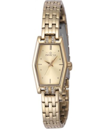 Женские часы Invicta 48131 Angel Quartz, золотой циферблат