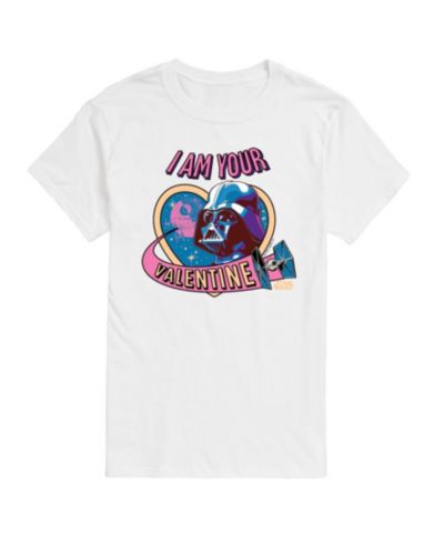 AIRWAVES Men's Star Wars I Am Your Valentine Short Sleeve T-Shirt