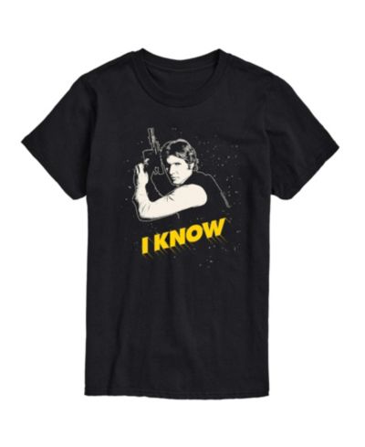 AIRWAVES Men's Star Wars I Know Short Sleeve T-Shirt