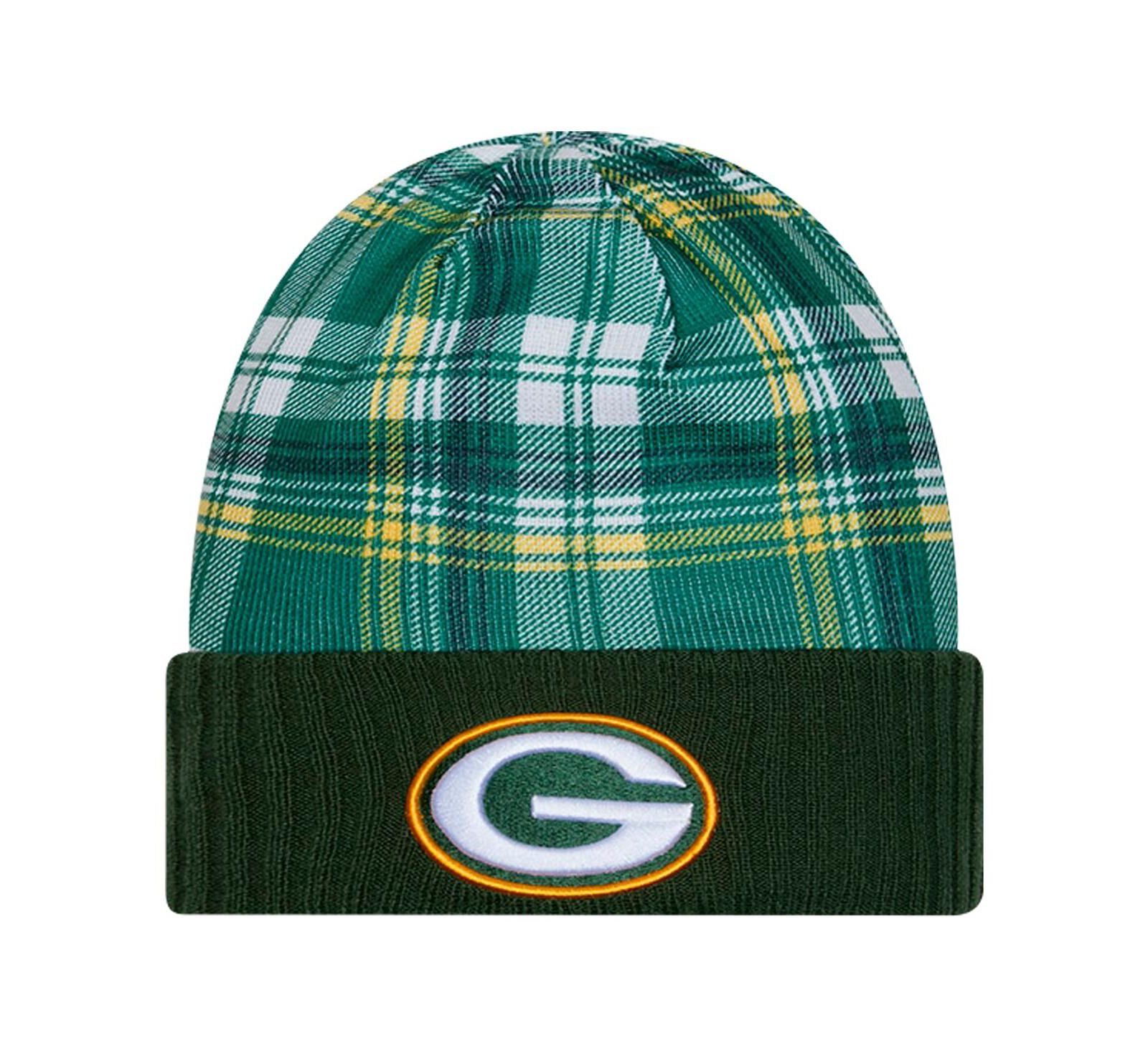Мужская вязаная шапка New Era Green Bay Packers