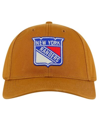Кепка American Needle Men's Tan New York Rangers Hepcat Washed Twill