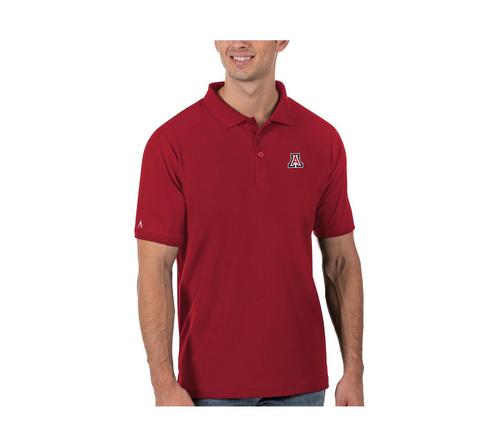Antigua Men's Red Arizona Wildcats Legacy Pique Polo