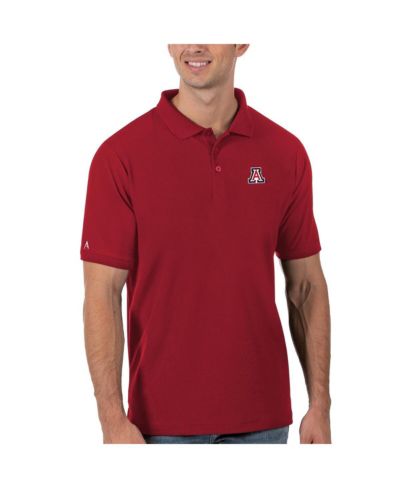 Antigua Мужское поло pique Legacy, красное, Arizona Wildcats