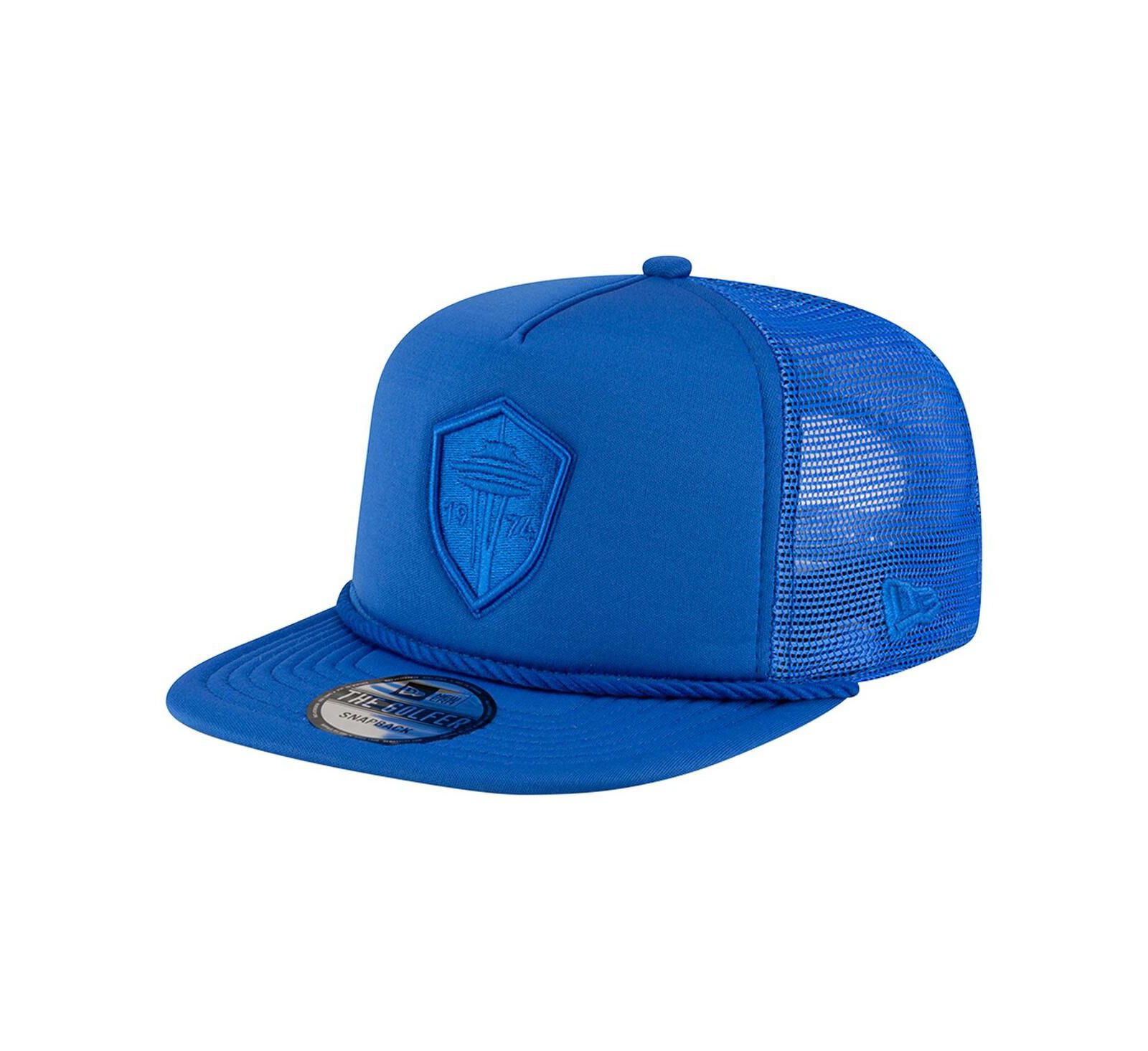 New Era Men's Blue Seattle Sounders FC Tone Golfer Snapback Hat