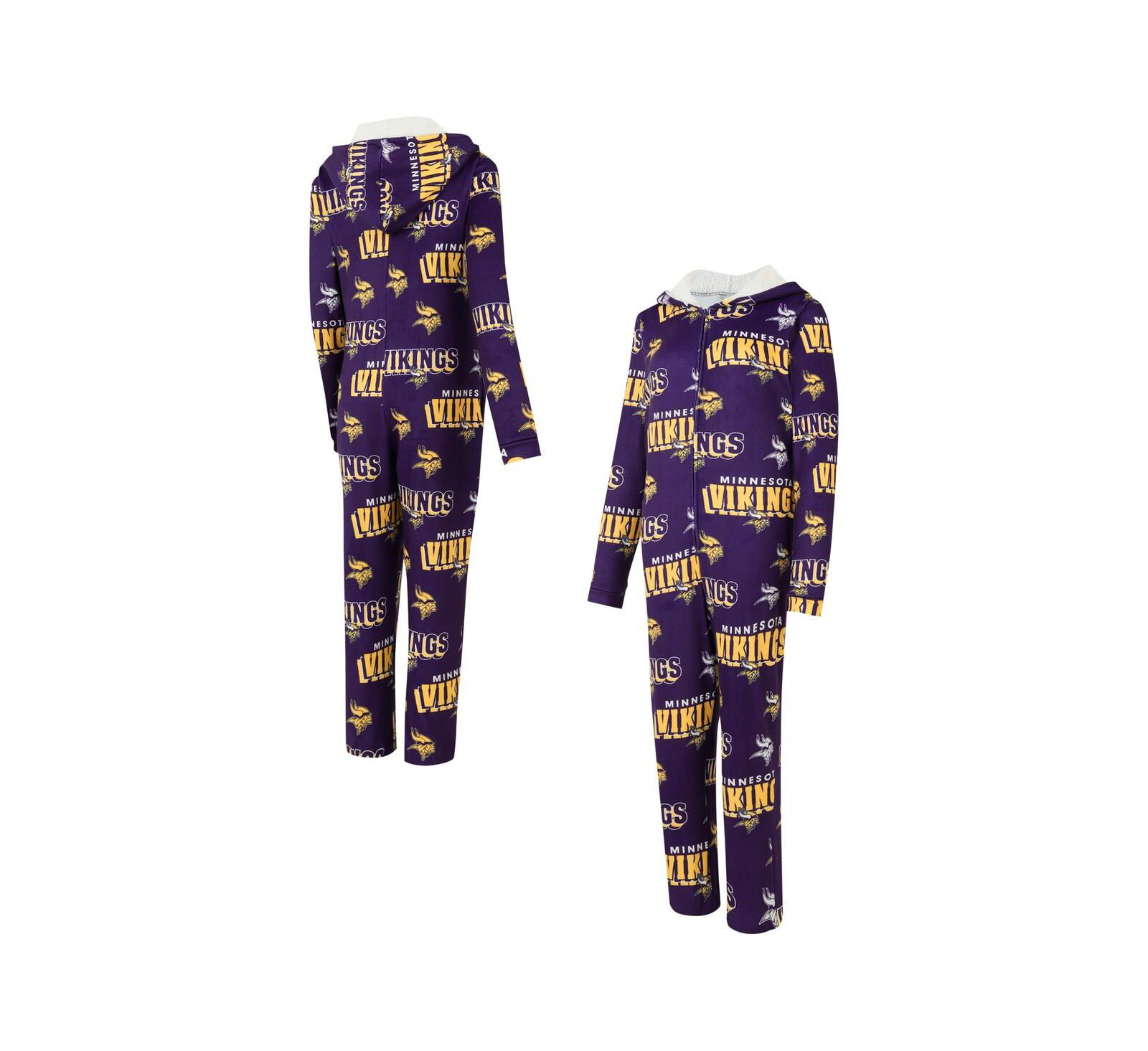 Женский Concepts Sport фиолетовый комбинезон с принтом Minnesota Vikings